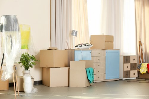 Home moving team handling a Stockwell property relocation