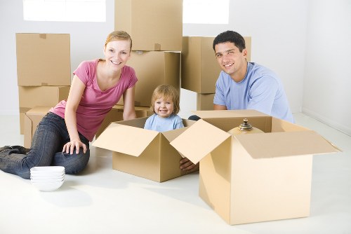 Removal van in Stockwell ready for a residential move
