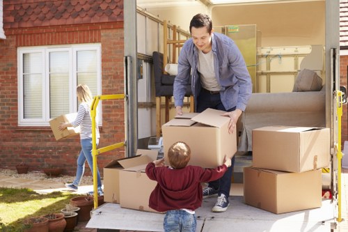 Residential flat move with furniture protection in Stockwell