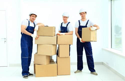 Removal van ready for lawful collection and transport