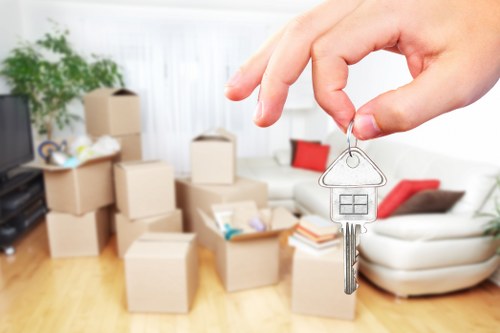 Careful packing and protection for fragile household items