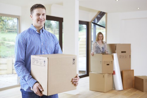 Planning a move in Stockwell with a truck and packed boxes