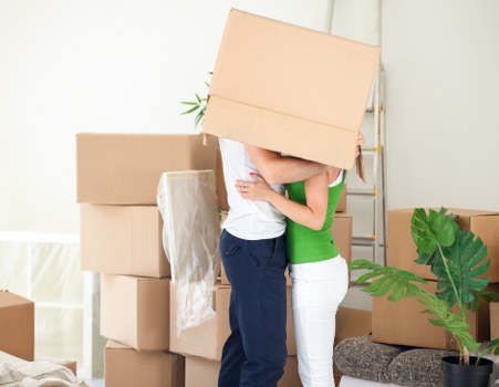 Professional packing materials used for a Stockwell flat move