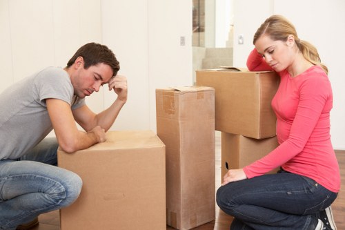 Business relocation logistics in Stockwell with moving van access